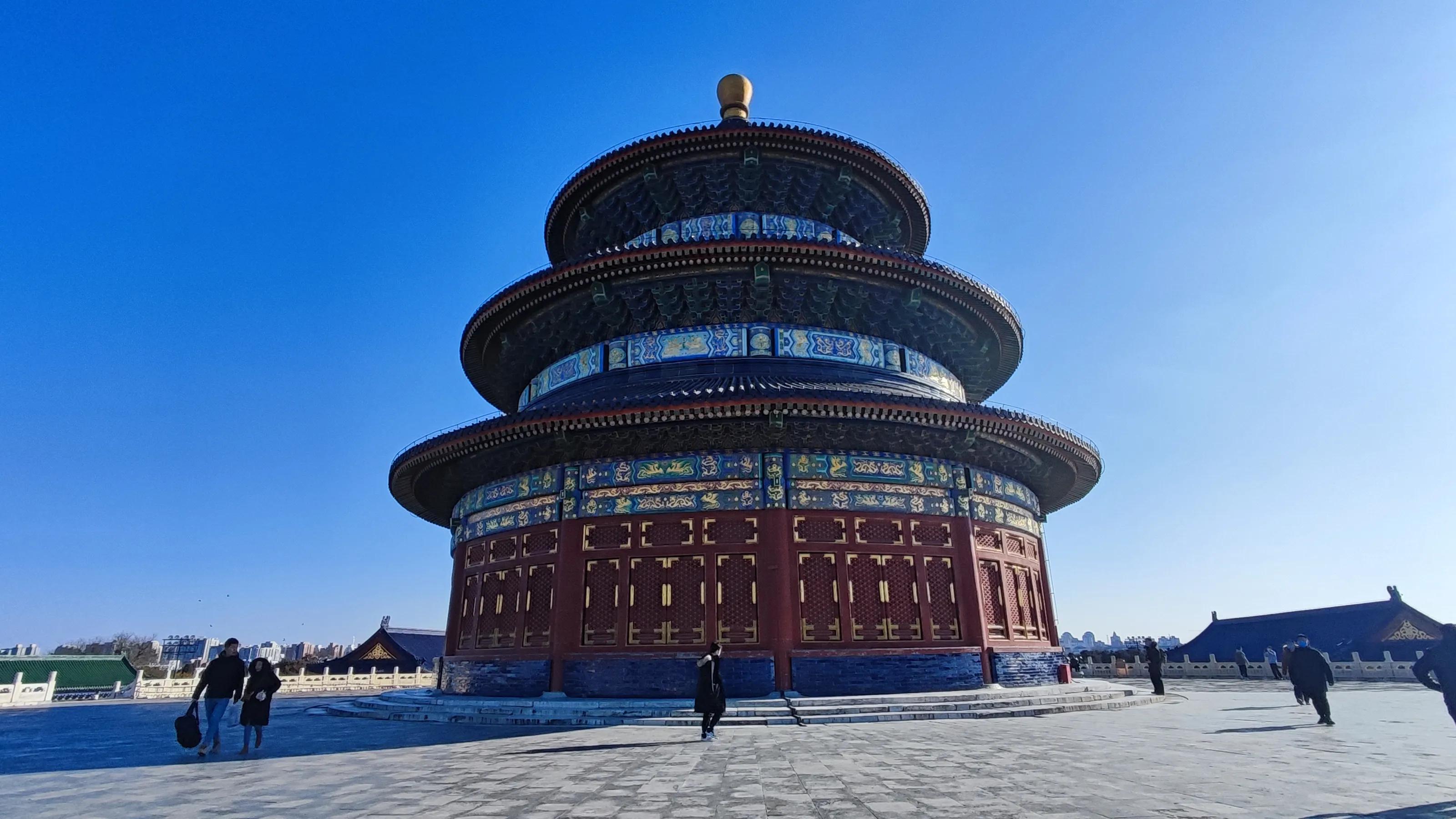 中国现存最大的古代祭祀性建筑群,古代祈年殿建造