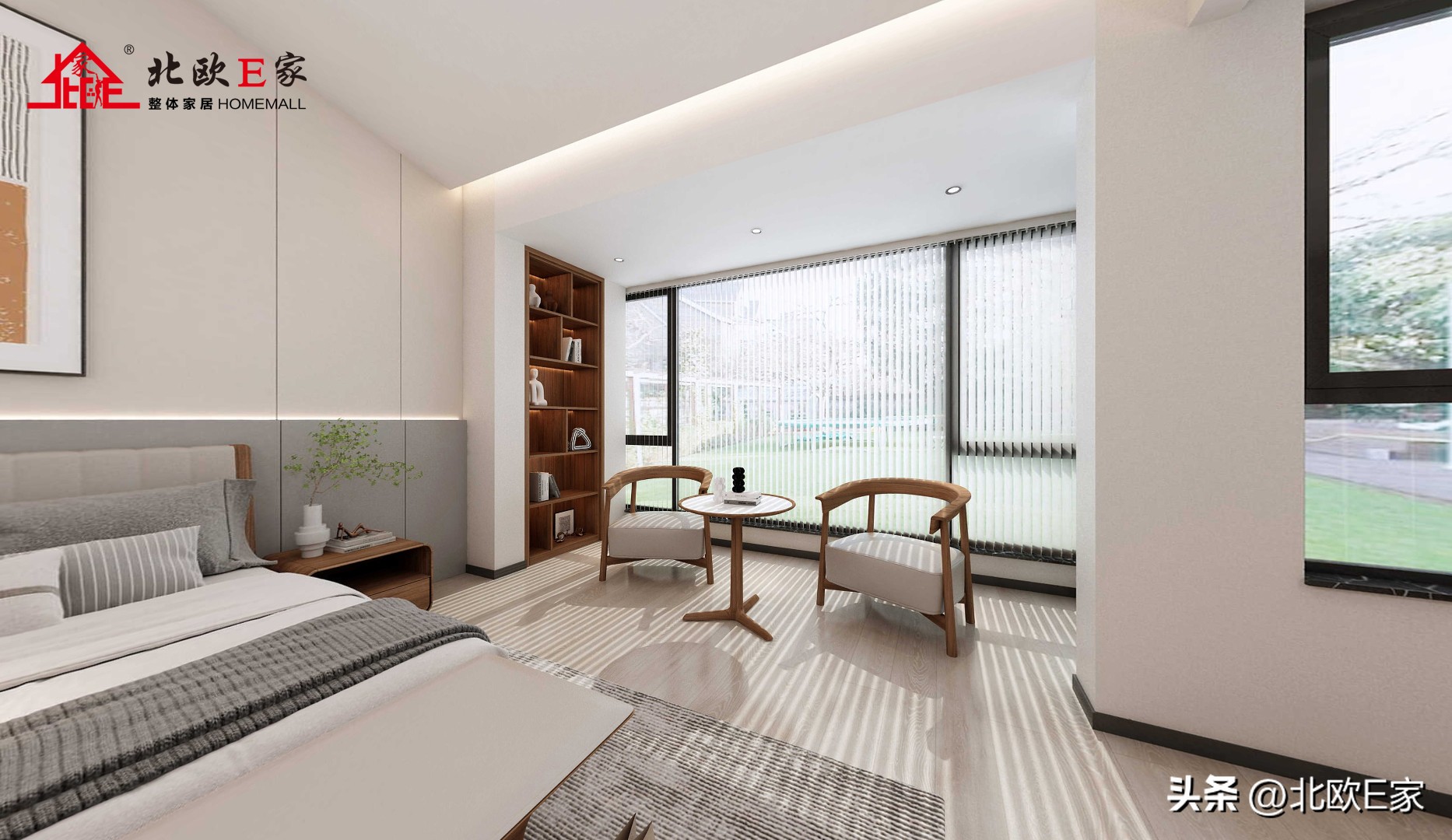 素雅别致的北欧风小家,北欧风空间设计