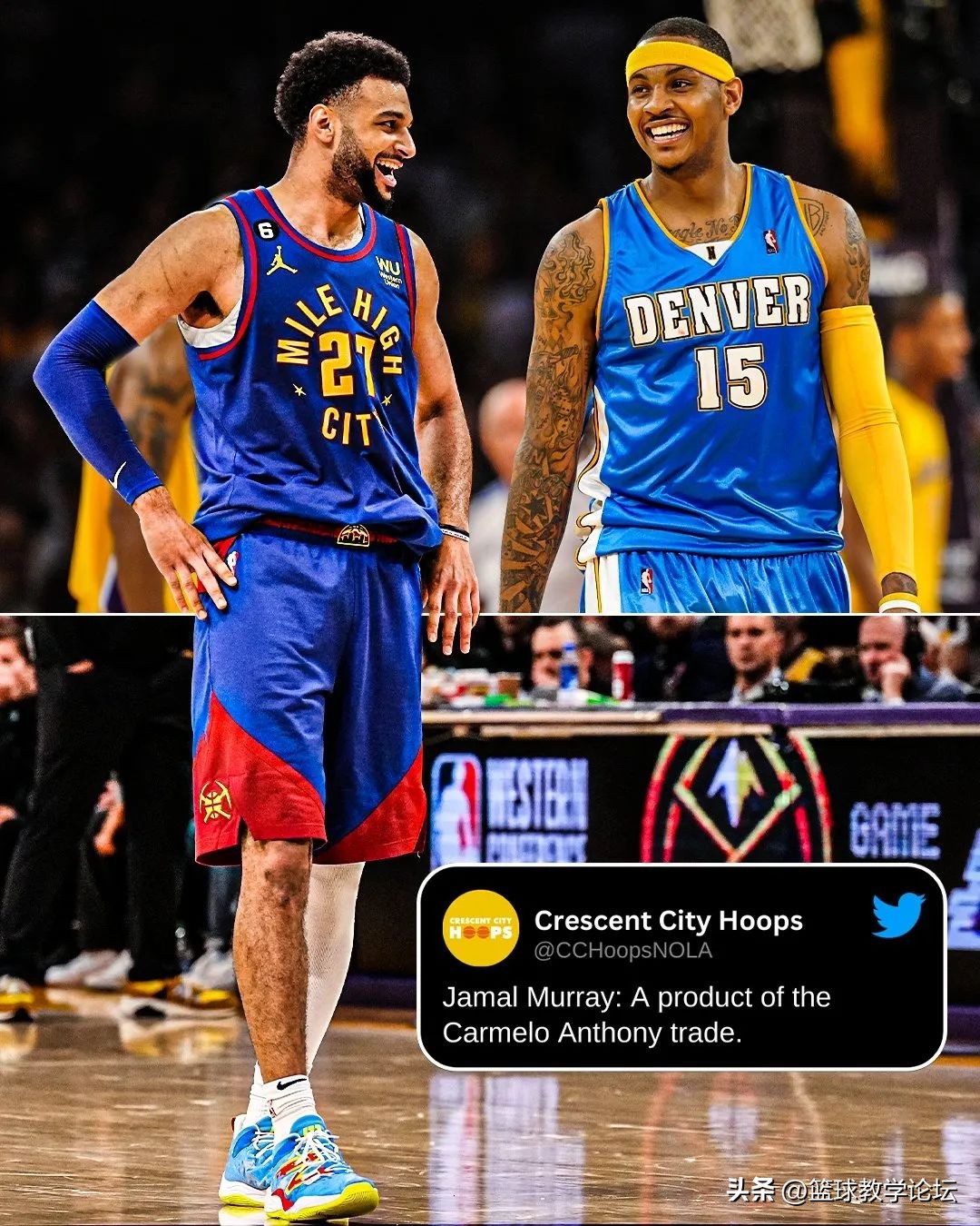 安东尼入选nba,只想打basketball