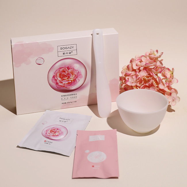 玫瑰胶原提拉紧致面膜,柏卡姿蚕丝面膜