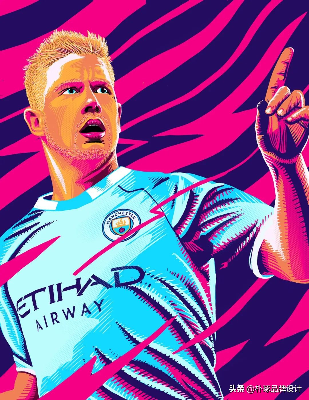 足球运动员手绘图,足球运动员海报设计