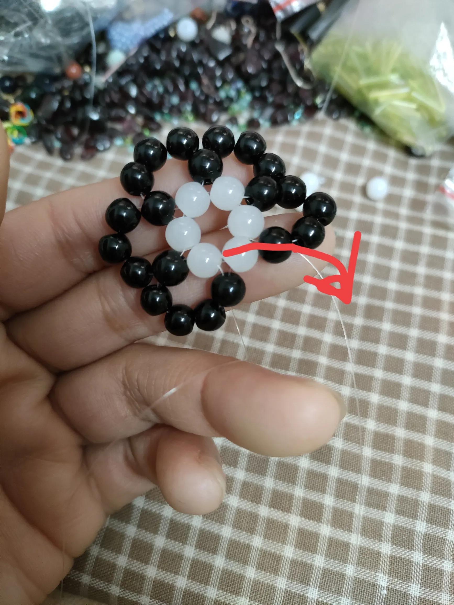 手工串珠花瓶串花视频,手工串珠花瓶