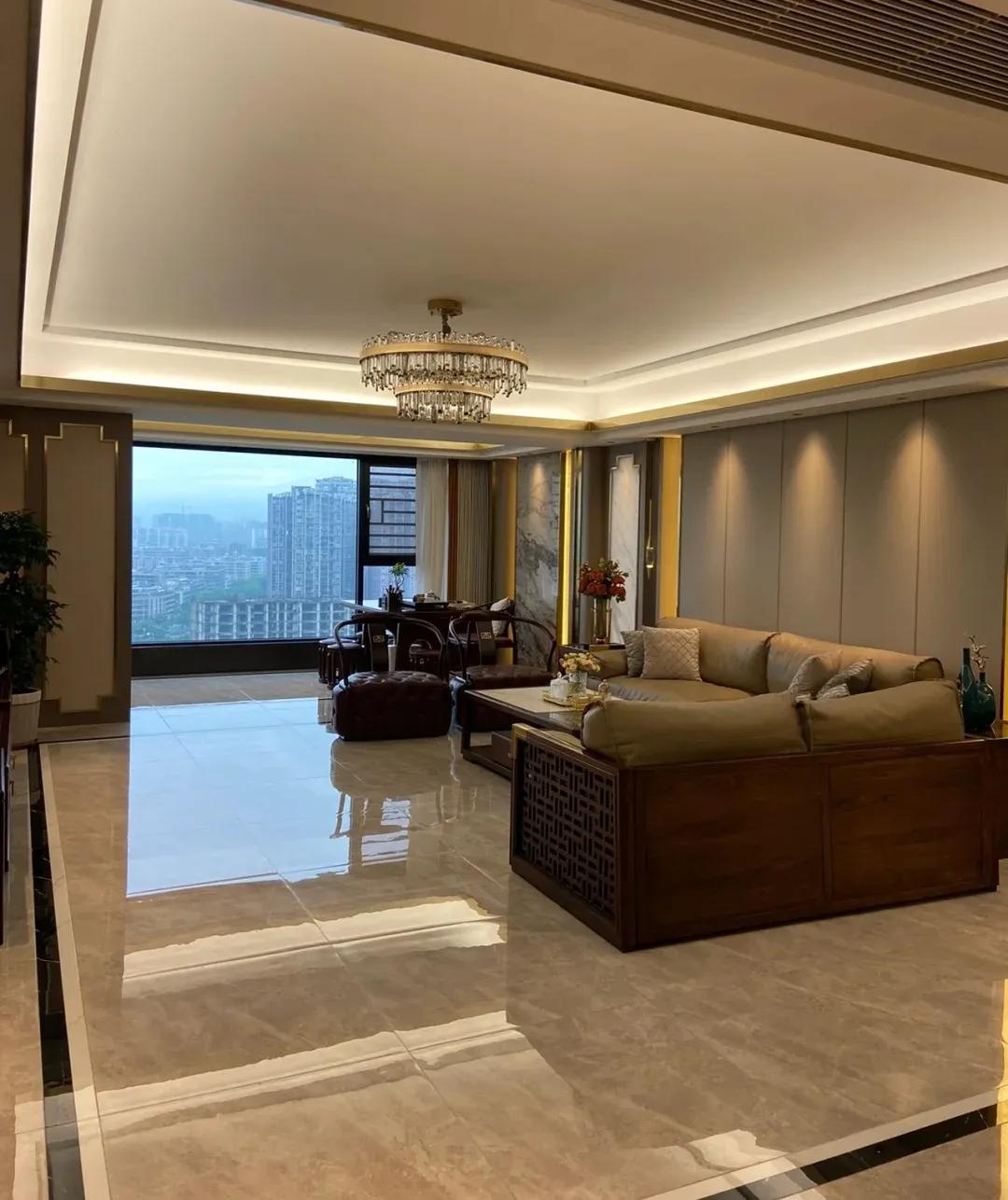 温文素雅新中式,96平方新中式两房极简轻奢风格