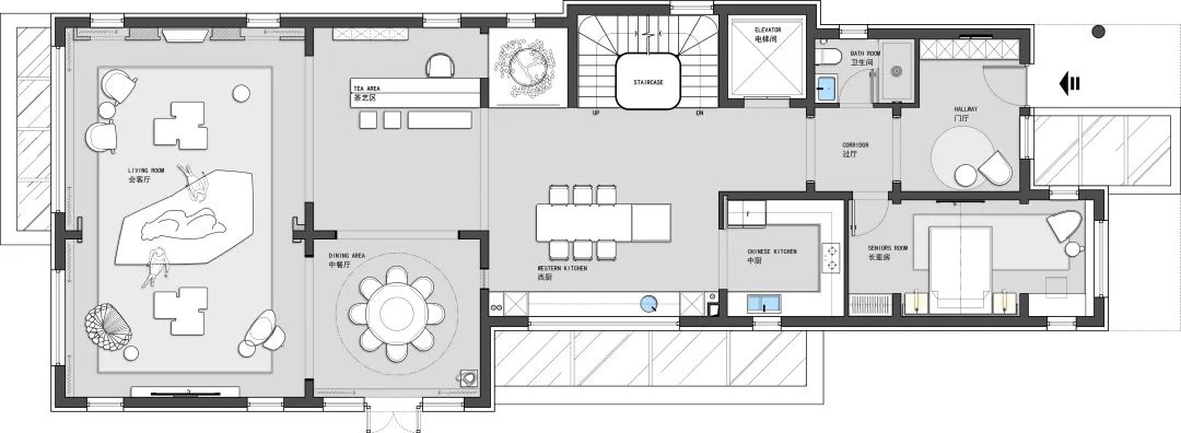 顶级豪宅设计团队,北京1000平别墅现代轻奢装修