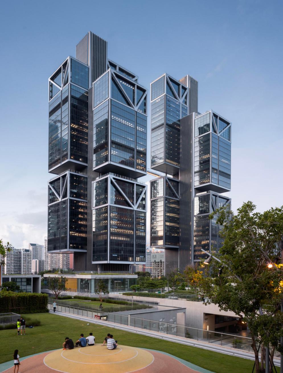 这座深圳的科幻双子塔，入选2022十大摩天大楼