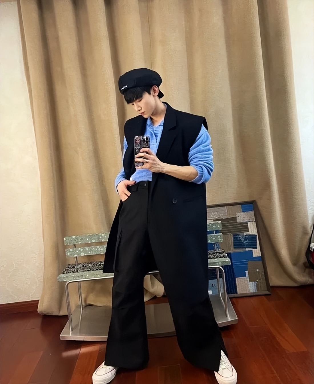 秋日必备穿搭男,冬季马甲穿搭高级感