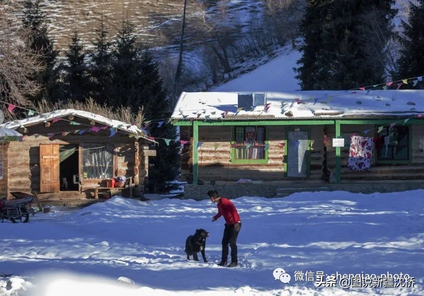 探寻琼库什台,琼库什台冬日河水