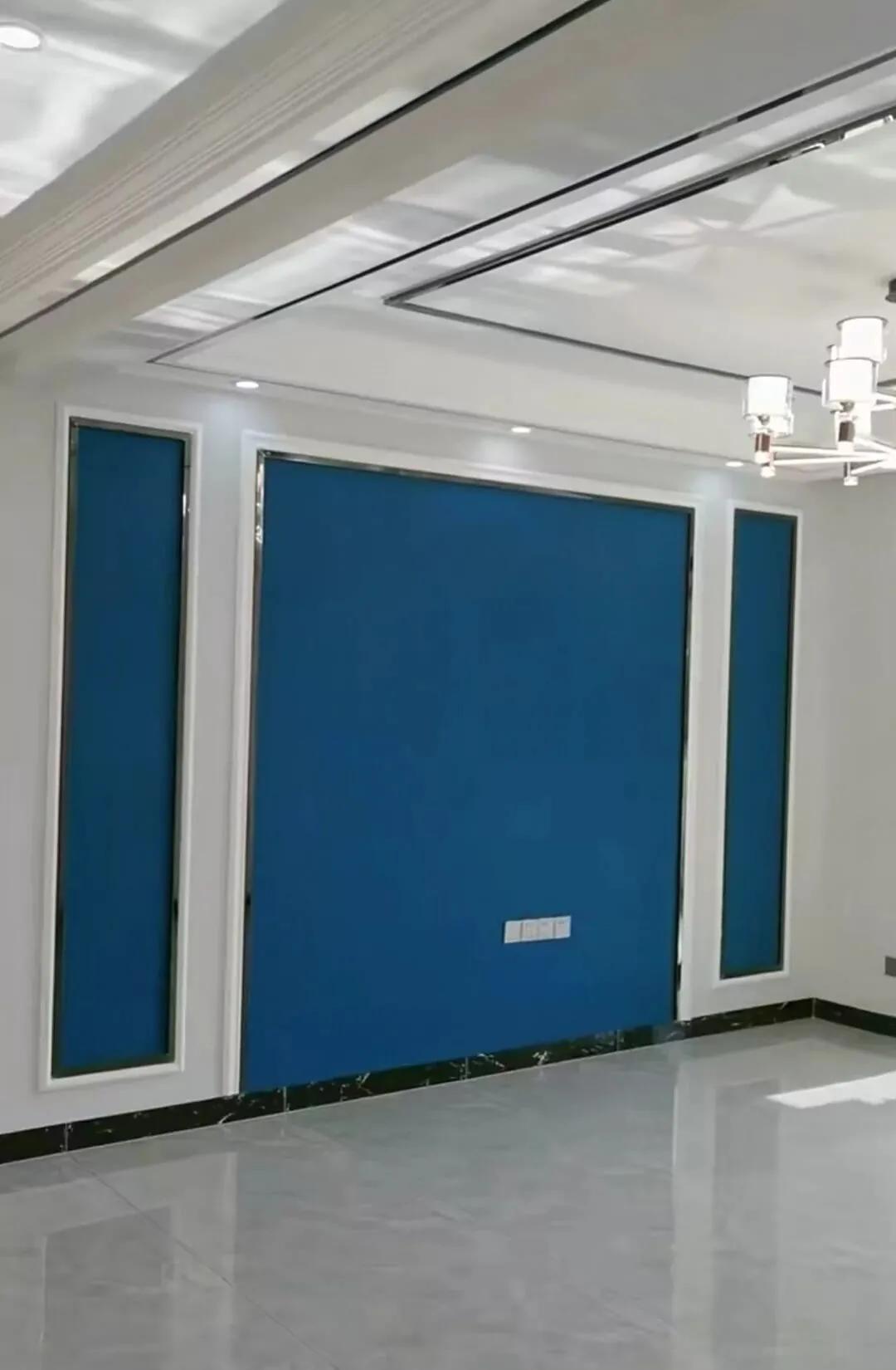 2019影视墙壁布效果图大全集,简约壁布影视墙图片大全集