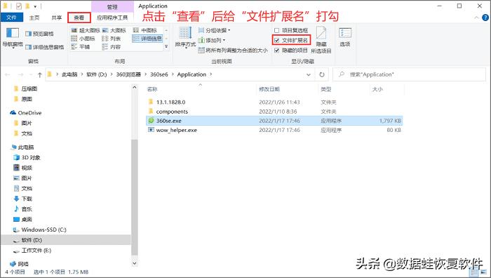 技能分享主题名称,隐藏的扩展名怎么修改