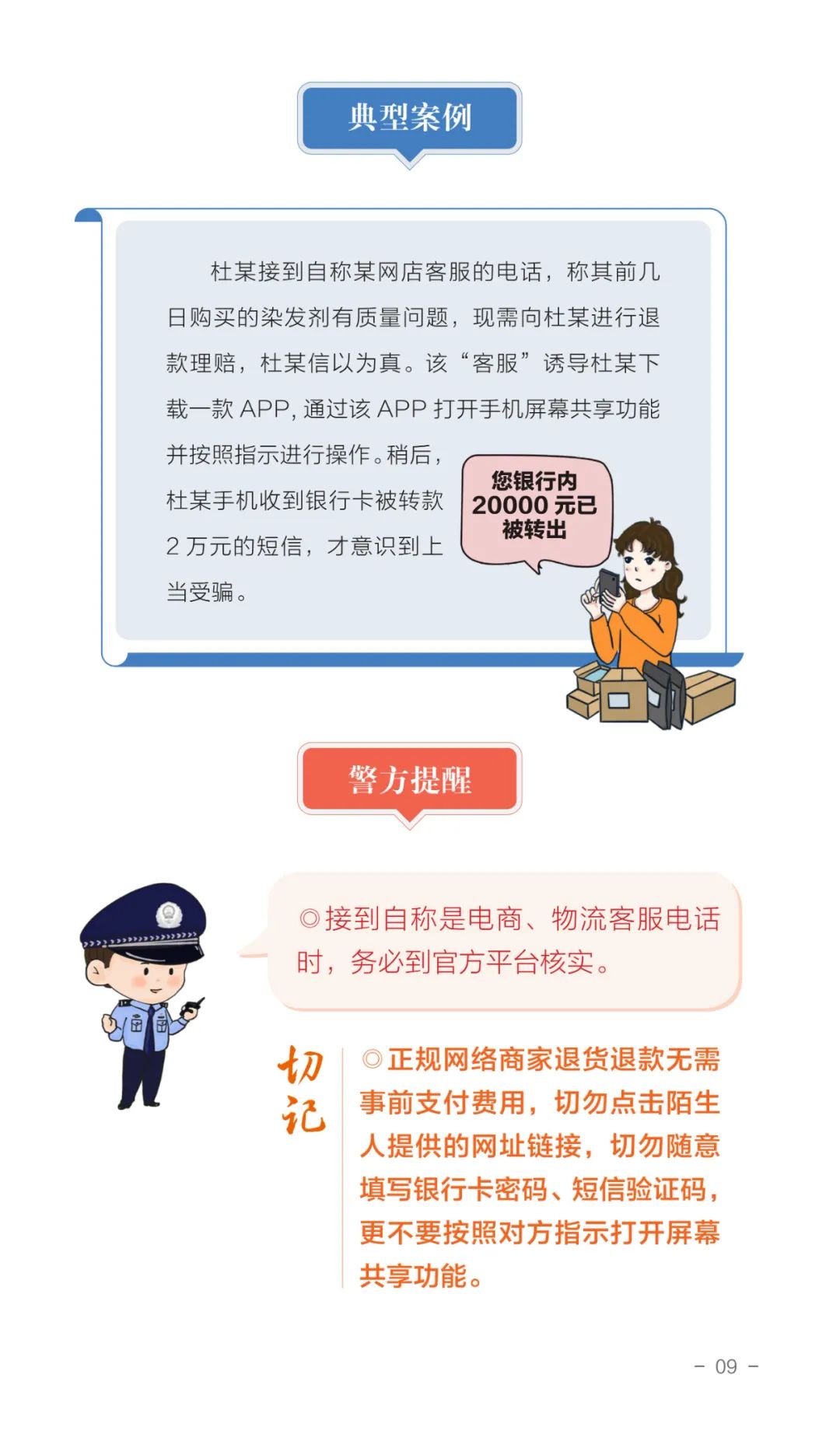 国家反诈中心谈当前电信网络诈骗,反诈宣传一图看懂电信网络诈骗