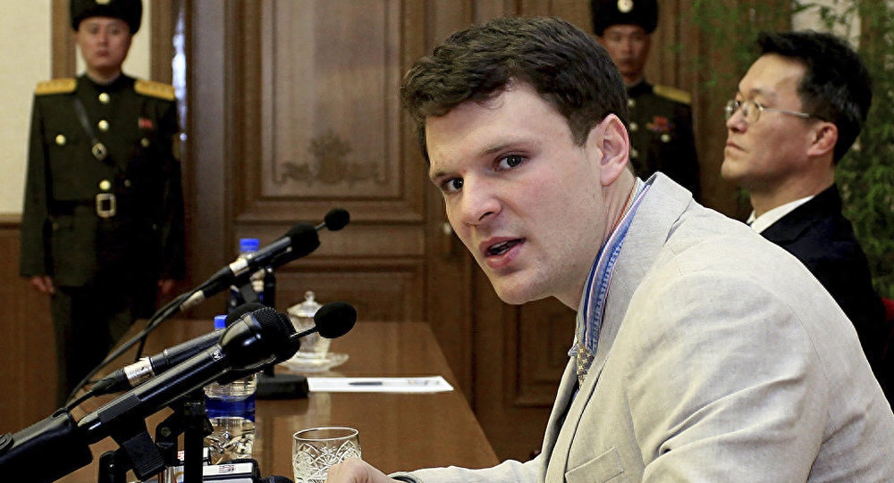 美国小伙朝鲜成植物人后续索赔,美国大学生去朝鲜成植物人后续