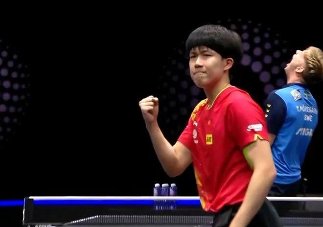 王楚钦战胜莫雷加德全集,王楚钦对战莫雷加德名场面