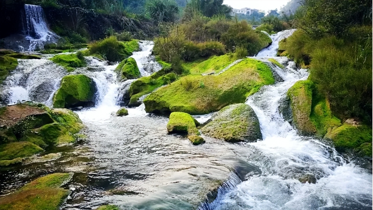 广西德天瀑布回广州沿途景区,德天跨国大瀑布风景区和古龙山