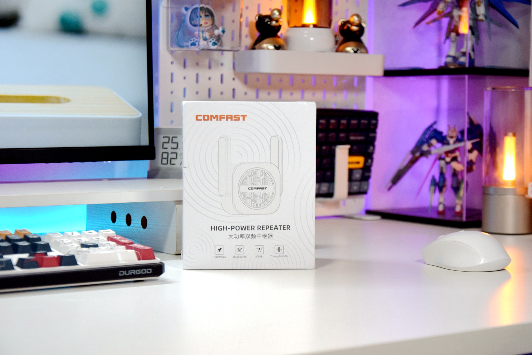 房子大WiFi信号弱怎么办?入手COMFAST雪豹WiFi后,1分钟解决盲点