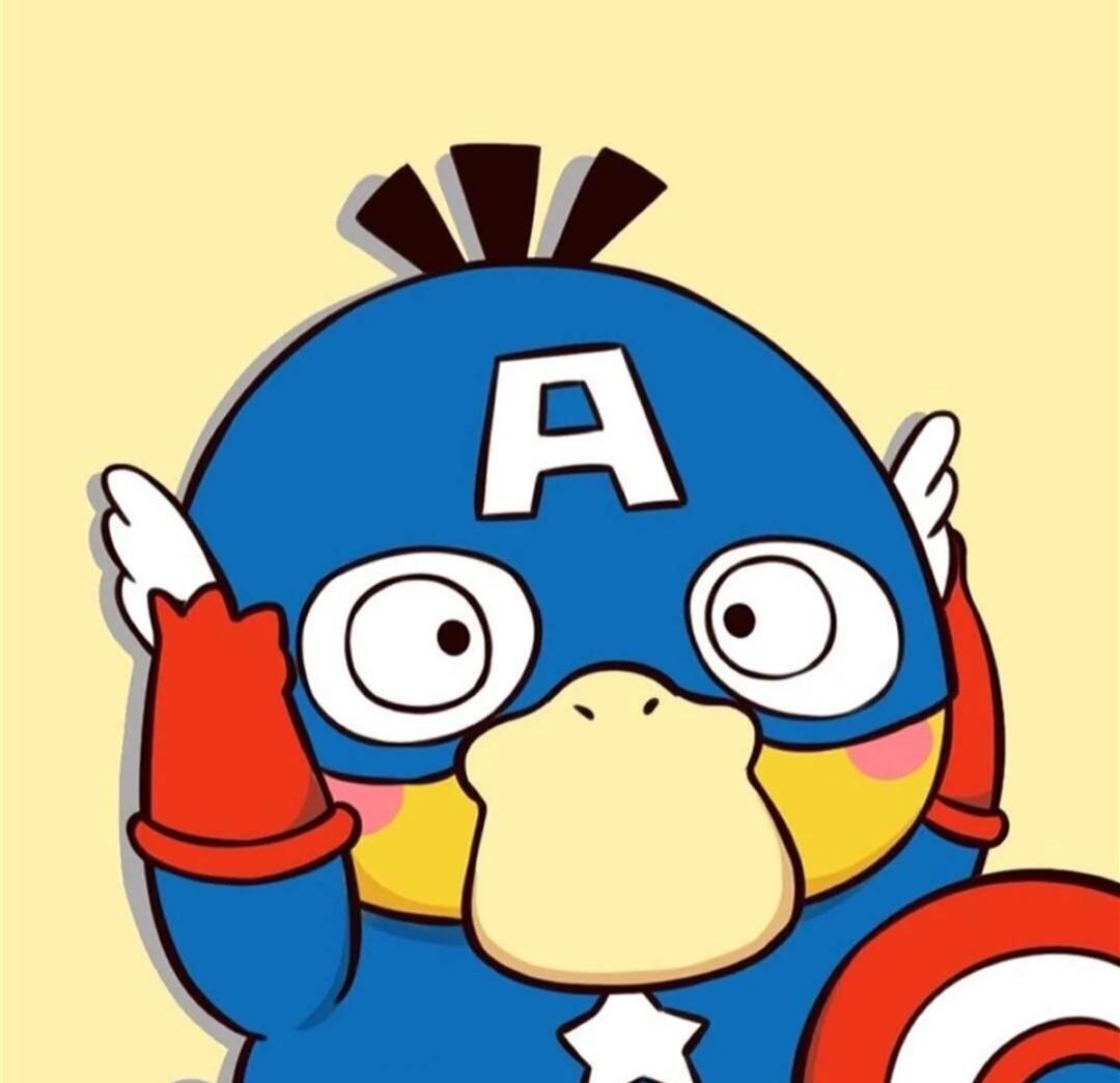 动物头像可达鸭,可达鸭情侣头像一对