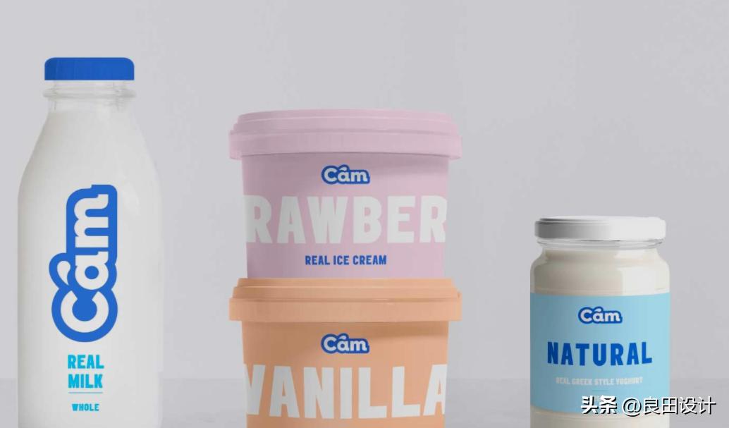 巴氏牛奶包装设计,牛奶品牌包装设计