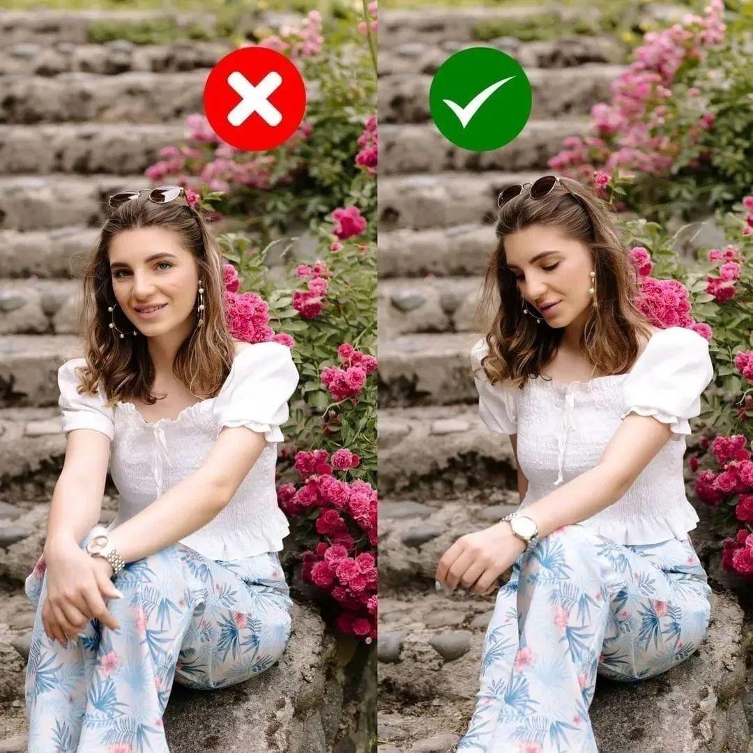 怎么拍照姿势好看显高显瘦,拍全身照显高显瘦的技巧