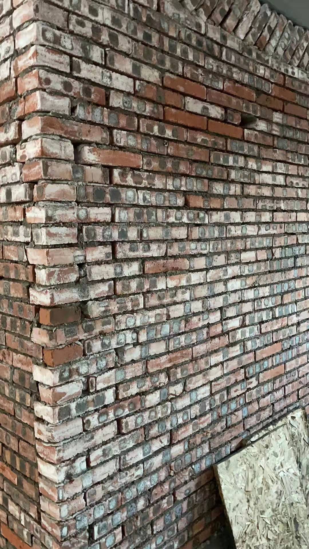 空心多孔红砖砌墙的正确方法,砌墙光滑细腻的红砖