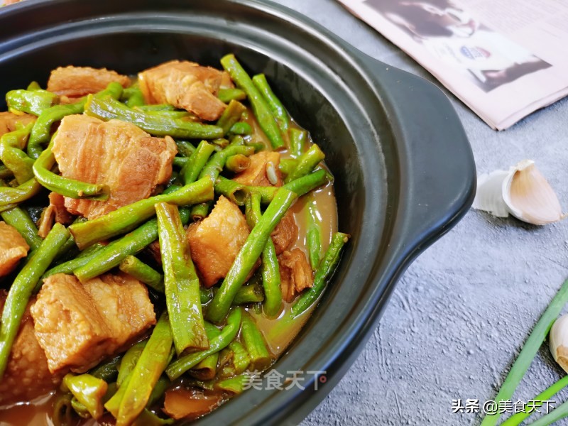 豇豆怎样做既可以当饭又可以当菜,家常豇豆的做法配什么更好吃