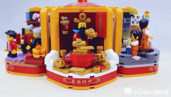 乐高80108,乐高新春80113乐满楼测评