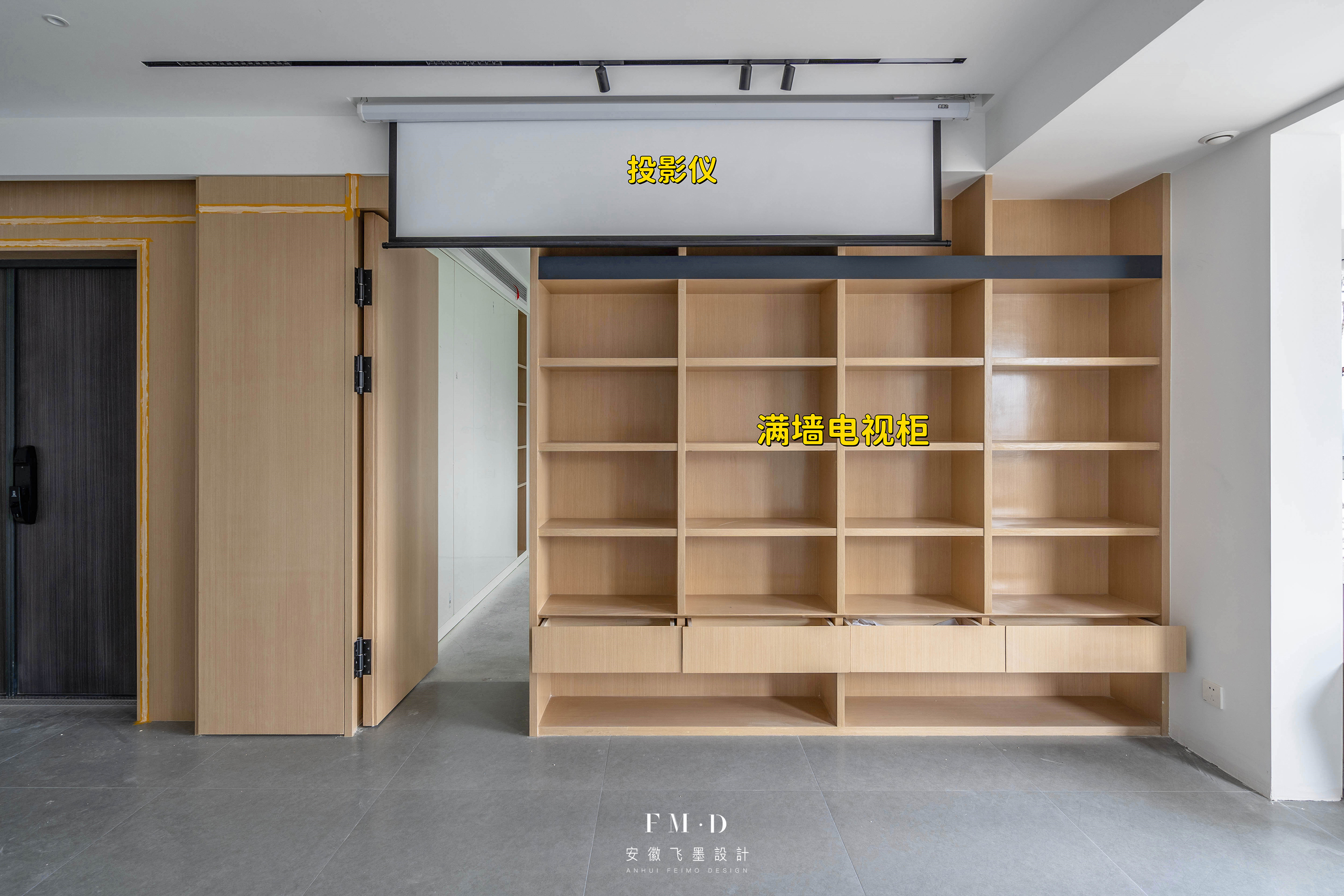 满墙电视柜特别实用,满墙电视柜鸡肋吗