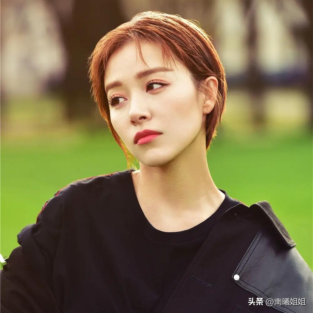 30-40岁圆脸过肩发型减龄短发图片,圆脸发型女2020流行发型过肩