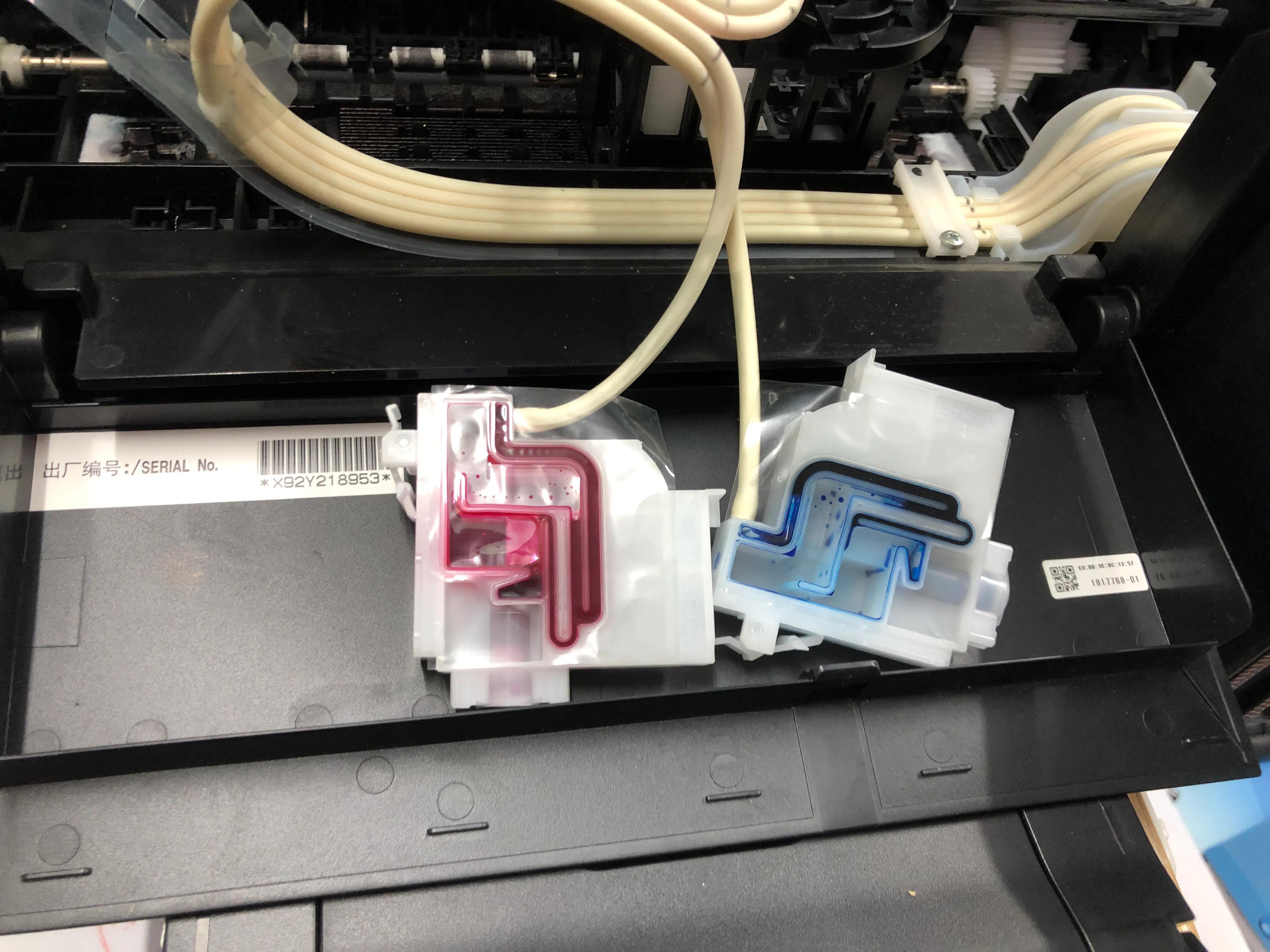 爱普生l3153墨水缺纸张灯闪烁,爱普生l3158打印不了彩色什么原因