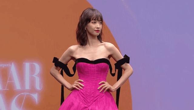 热巴杨颖红毯造型,芭莎红毯杨紫热巴杨颖赵丽颖