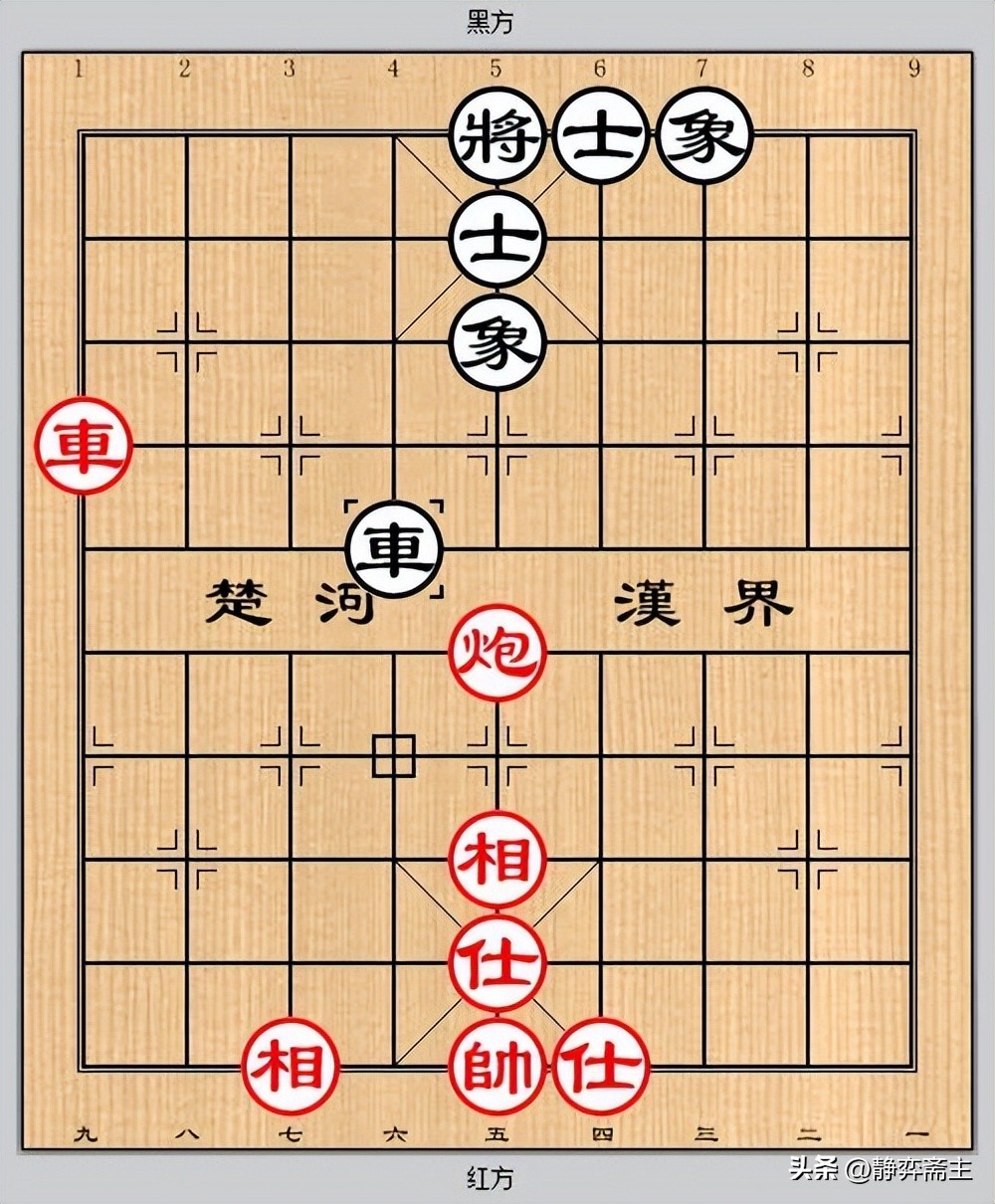 单车士守和车单兵定式,单车士象全守和炮车的定式