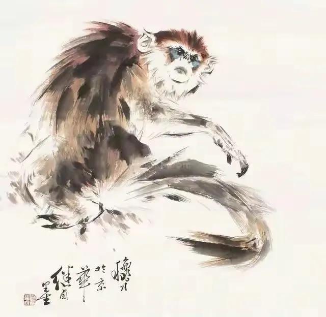 刘继卣猴,刘继卣画猴作品高清大图