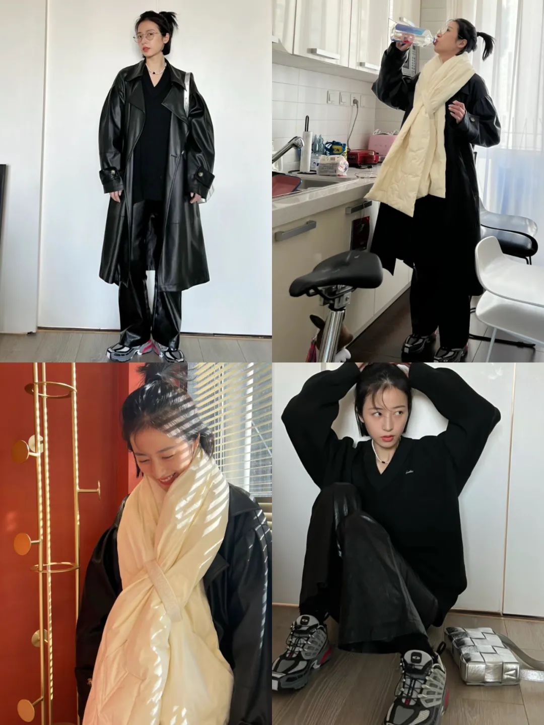 工装风穿搭周雨彤,周雨彤穿搭思路