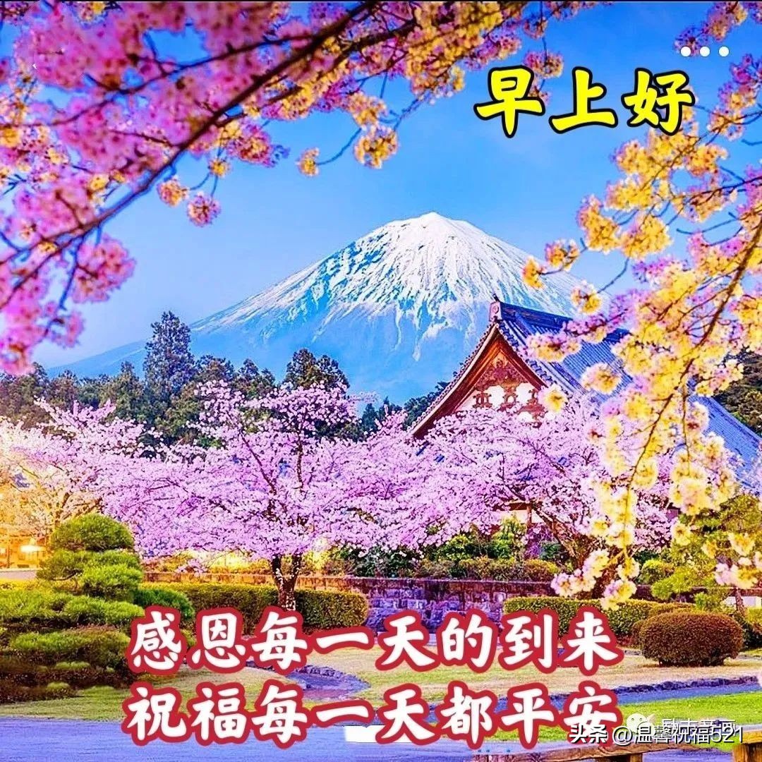 早上好图片带字早安问候,最新早上好带字温馨问候图片