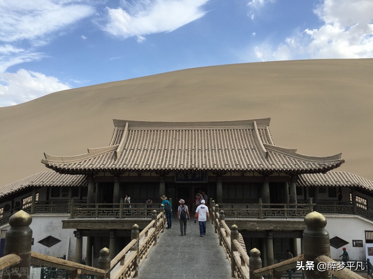 甘肃敦煌鸣沙山月牙泉自由行,甘肃敦煌鸣沙山月牙泉景区