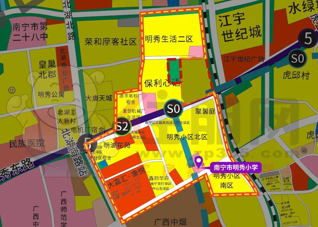 西乡塘区小学地段划分,2021西乡塘区小学划分
