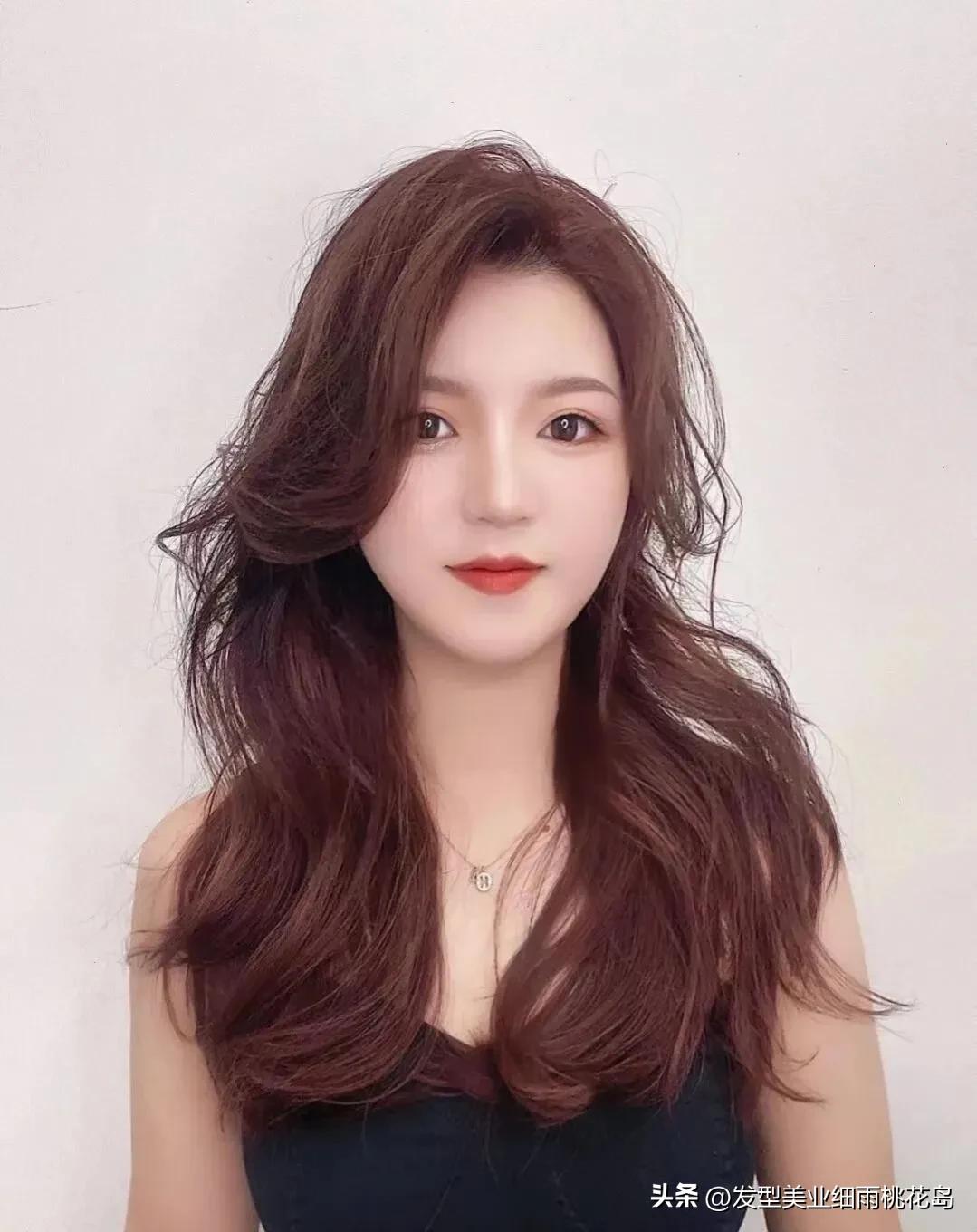 中长发似卷非卷空气烫,法式卷烫中长发小卷