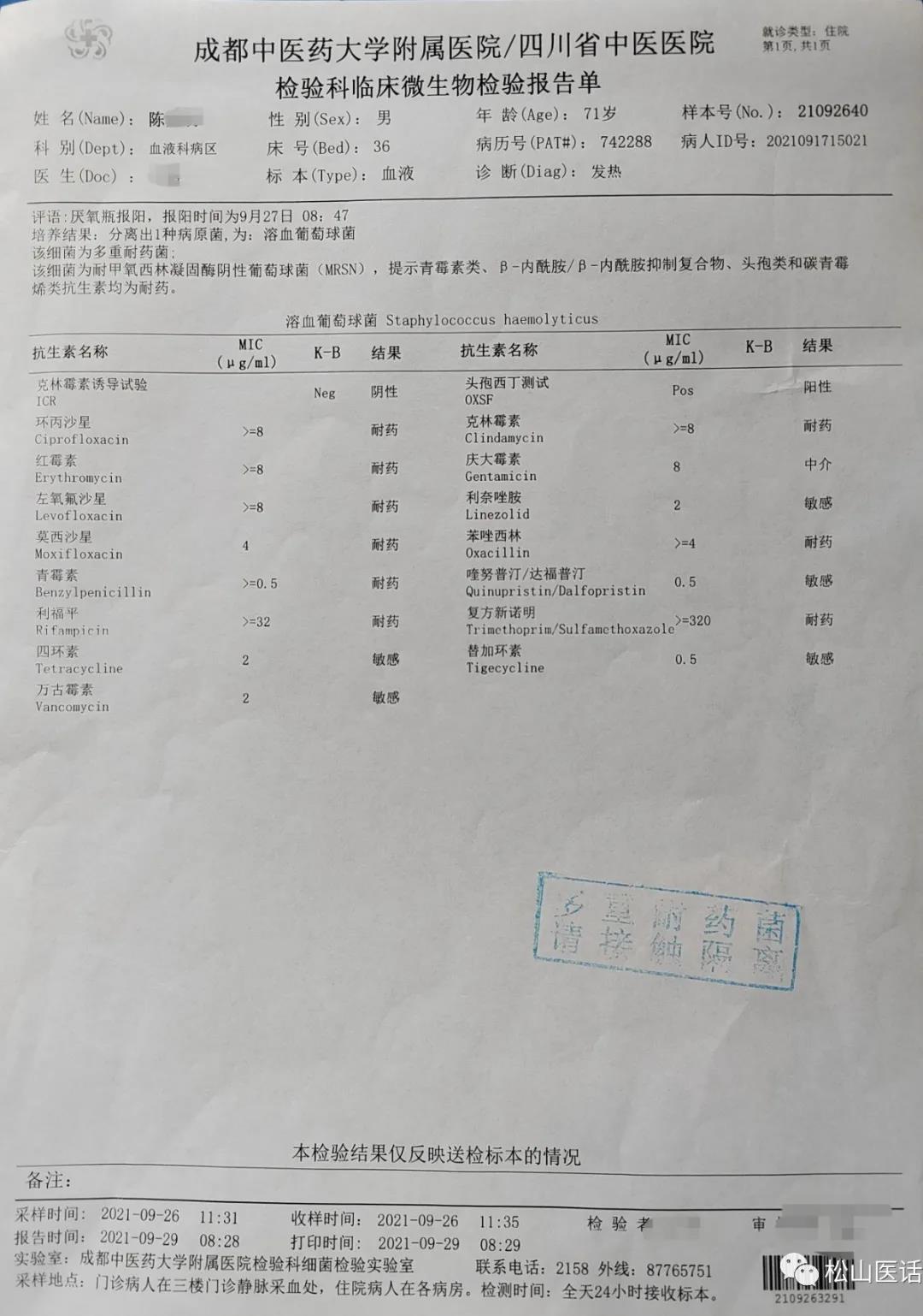松山医话最新消息,松山医话系列之血液