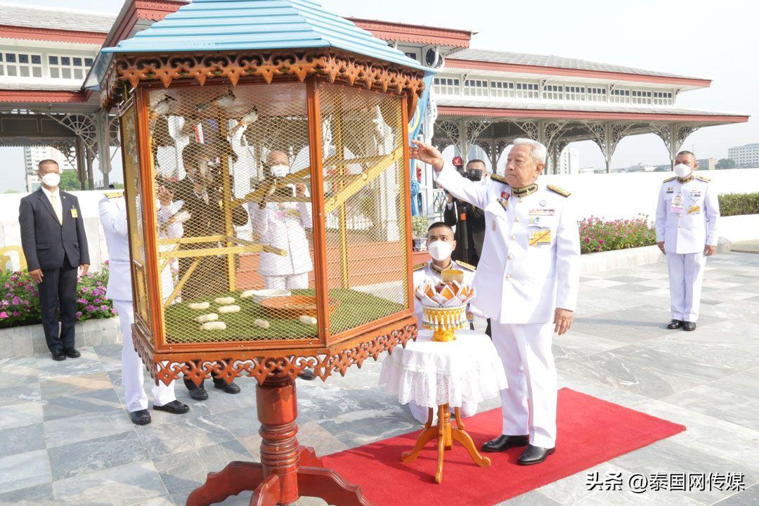 泰国提帮功王子诞辰国王委派枢密院主席举行放生功德仪式