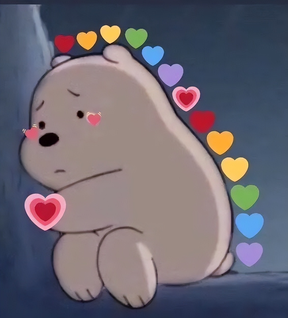 爱心动物表情包,拒绝爱心表情包