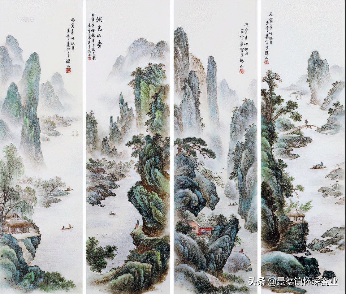 瓷画大师王云泉瓷画拍卖价,王云泉瓷板画