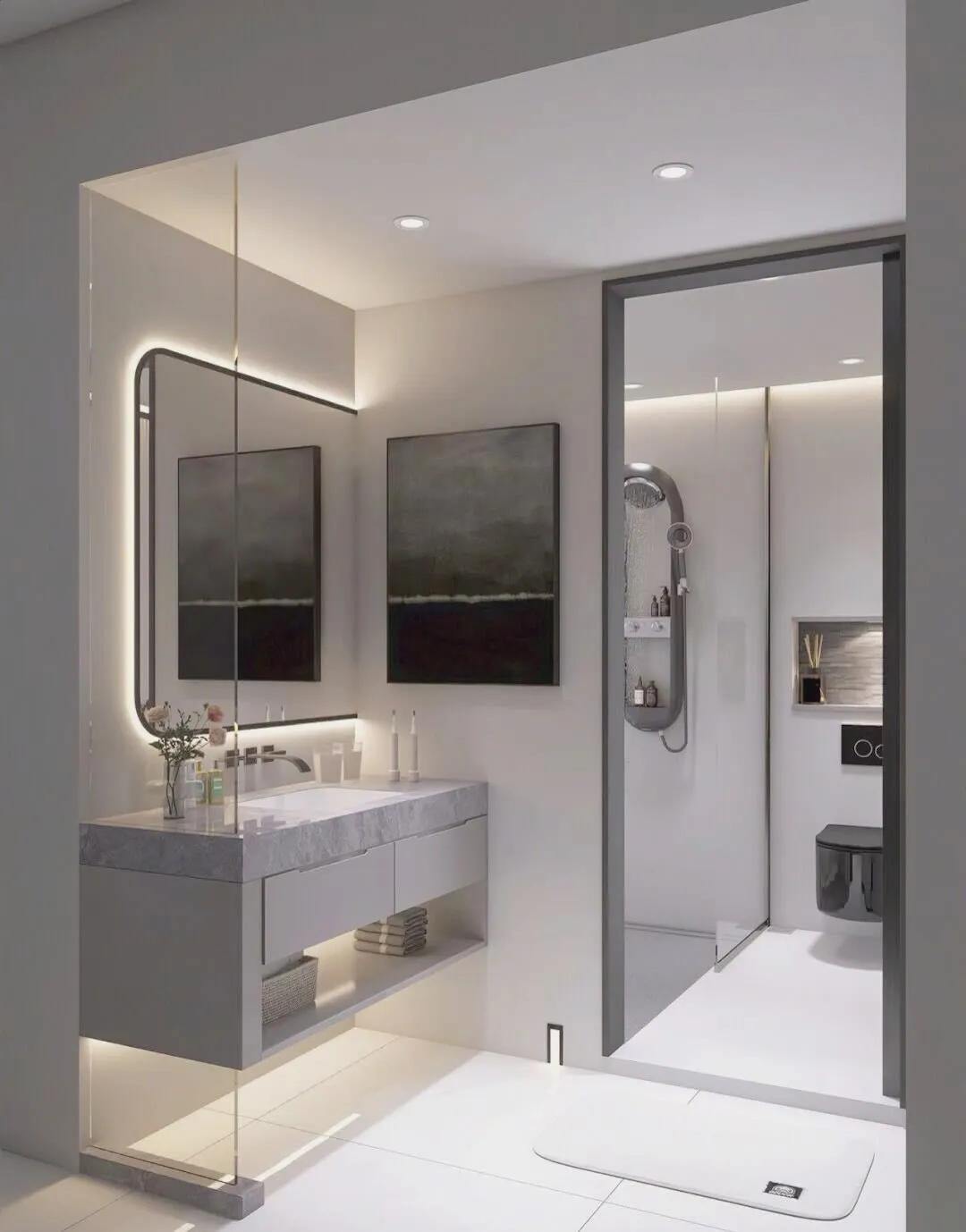 30平方米大卫生间装修效果图,30平卫生间装修效果图