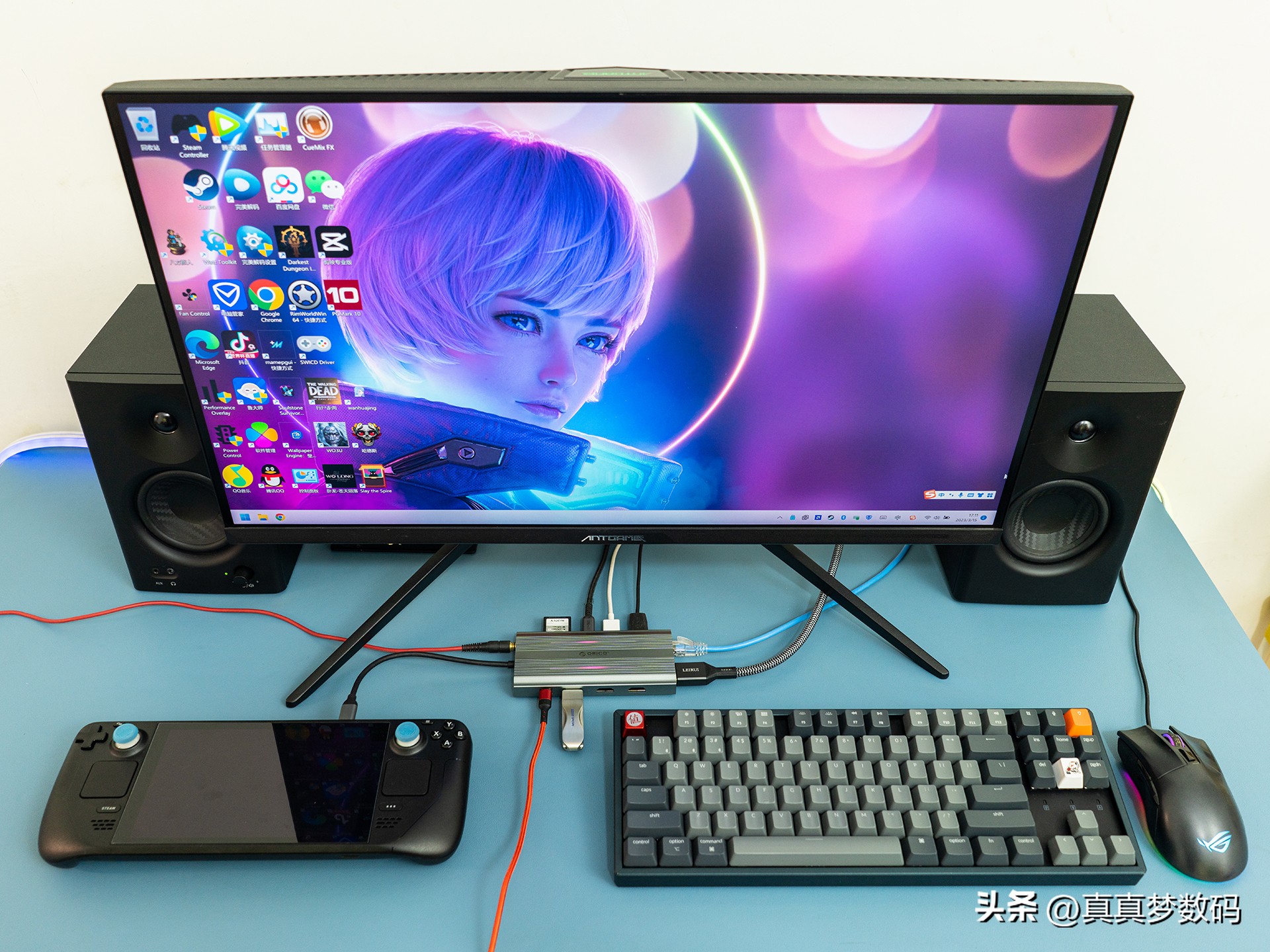 不只是游戏机！SteamDeck连接4K显示器做电脑主机性能和心得分享