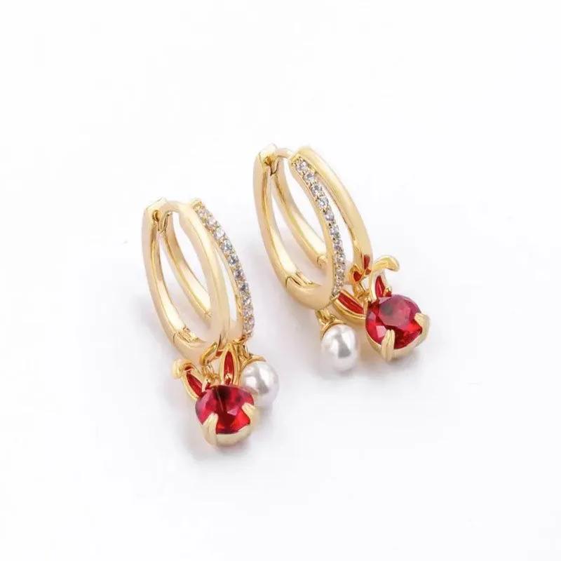 新年耳饰挂钩款,新年耳饰女