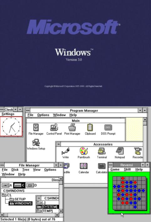 windows系统操作历史记录,windows系统演变史