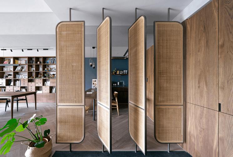 有屏风隔断的做什么风格合适,自己做客厅屏风隔断简单方法