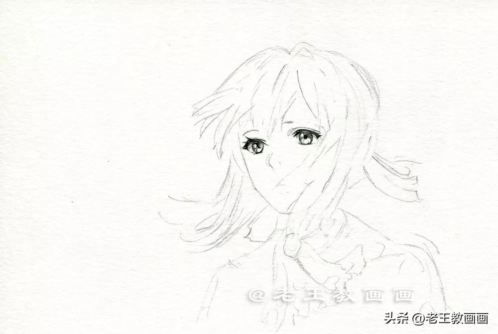 一分钟学会如何画漫画人物,漫画人物零基础入门教程头发