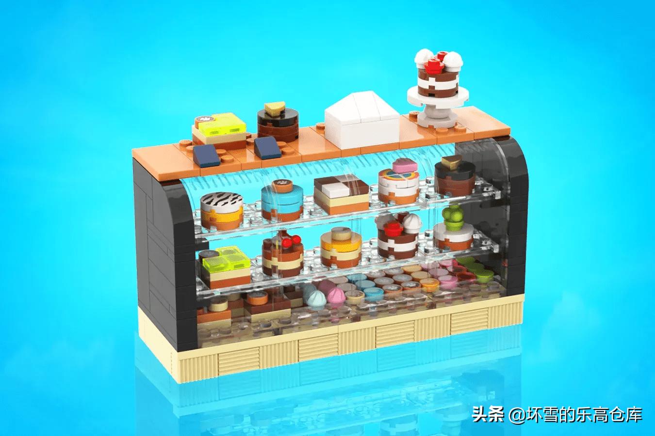 乐高转角咖啡厅内部,乐高甜品屋装修