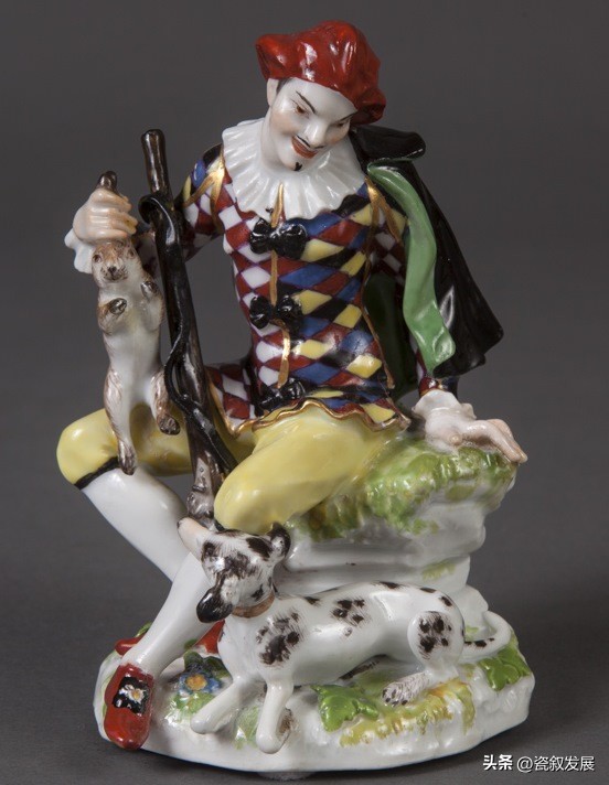 带着“烟火气”的德国梅森Meissen御窑人物瓷塑之小丑角色造型