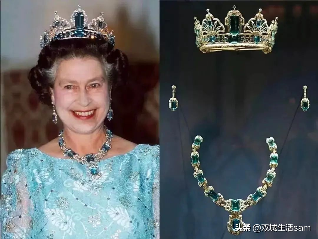 海蓝宝皇室王冠,海蓝宝英国女王王冠