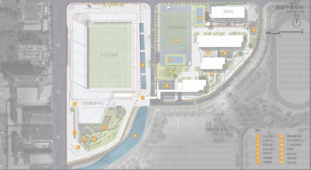 2000平的全民健身中心,全民健身中心足球场