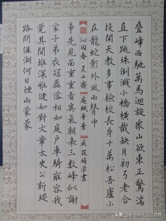 辛弃疾行楷硬笔书法,辛弃疾的书法作品全集